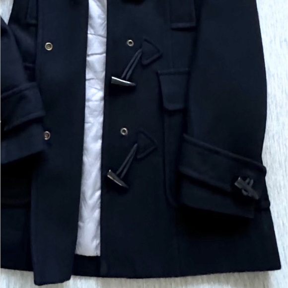 JACOB Wool Blend Peacoat Navy Blue Jacket Womens XS - Picture 3 of 5